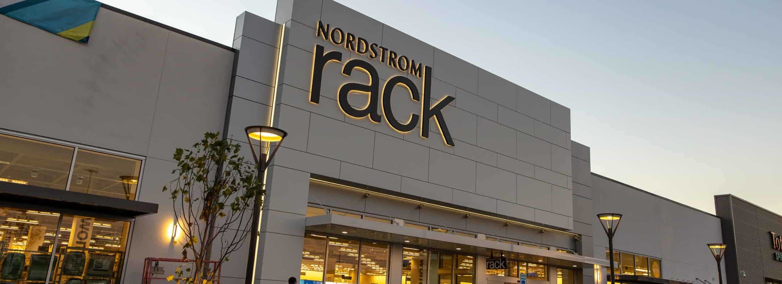 Nordstrom Rack store in a shopping center